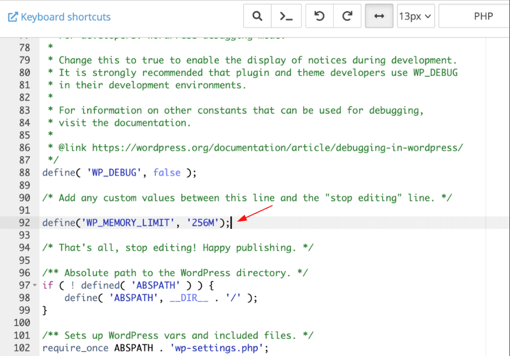 Increase WP Memory Limit to Fix Image Upload Error in WordPress