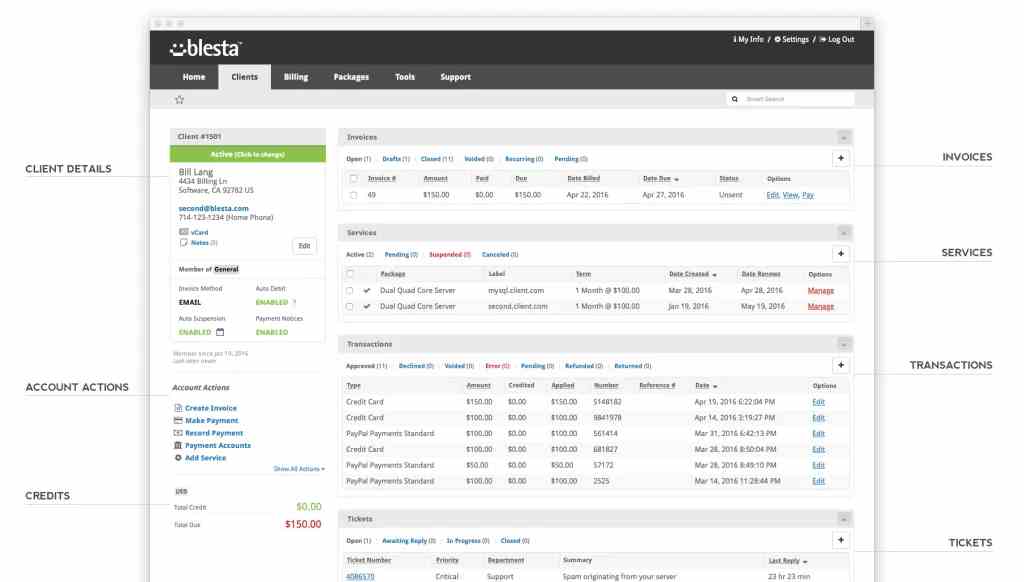 Blesta is alternative of Whmcs Web Hosting Billing & Automation Software