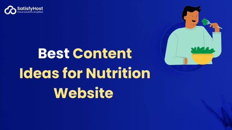 Content for Nutrition Website