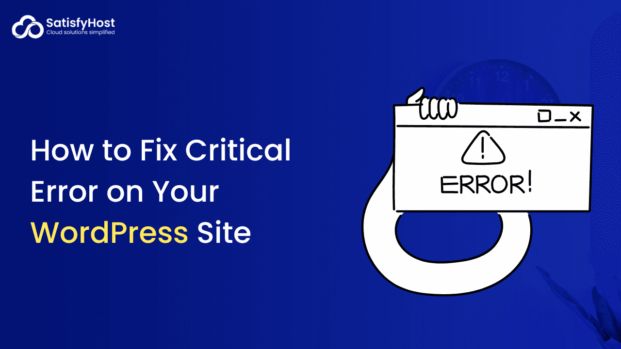 How to Fix "There Has Been a Critical Error on This Website" in ...