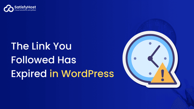 The Link You Followed Has Expired in WordPress