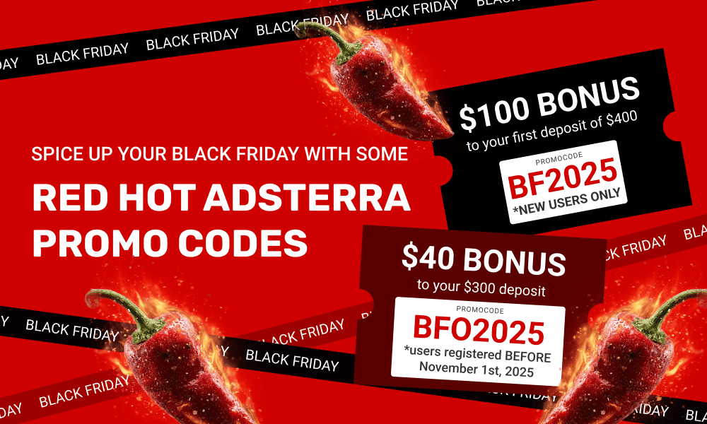 Adsterra Exciting Black Friday Offer