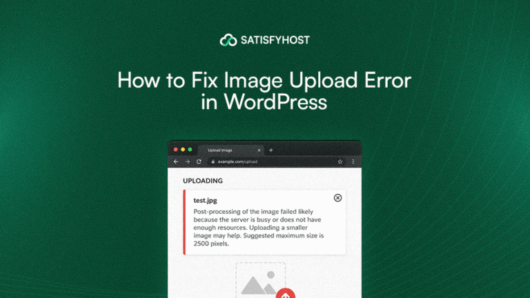 How to fix WordPress error The server cannot process the image